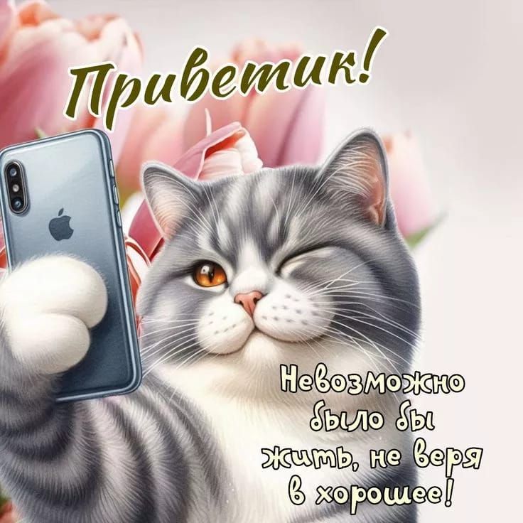 Приветик!
Невозможно было бы жить, не веря в хорошее!