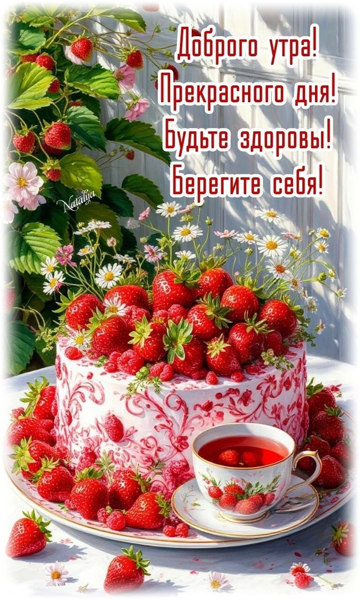 Доброе утро! Прекрасного дня! Будьте здоровы! Берегите себя!