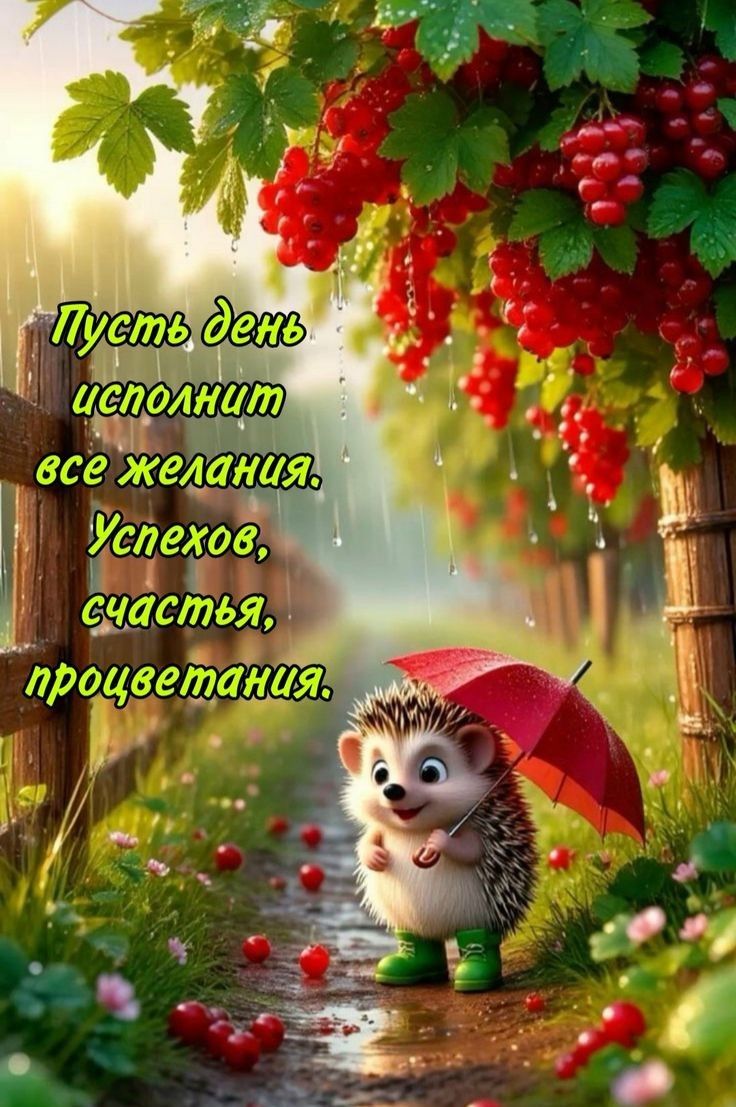 Пусть день исполнит все желания. Успехов, счастья, процветания.