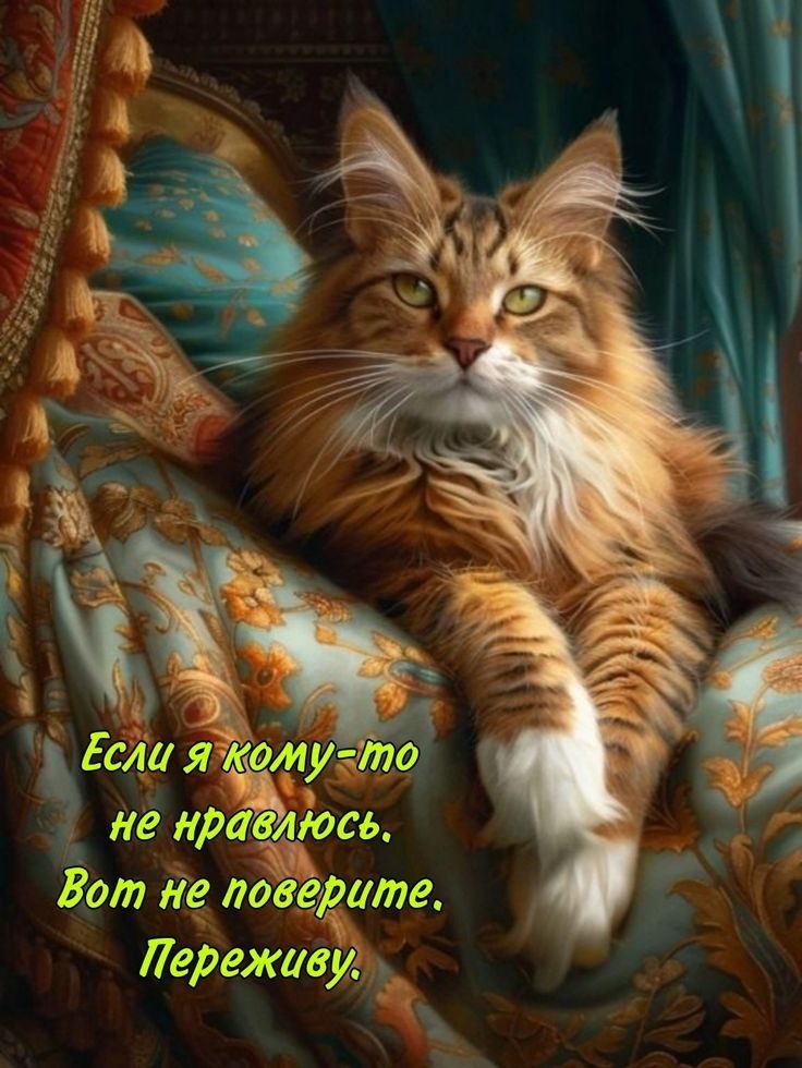 Если я кому-то не нравлюсь. Вот не поверьте. Переживу.