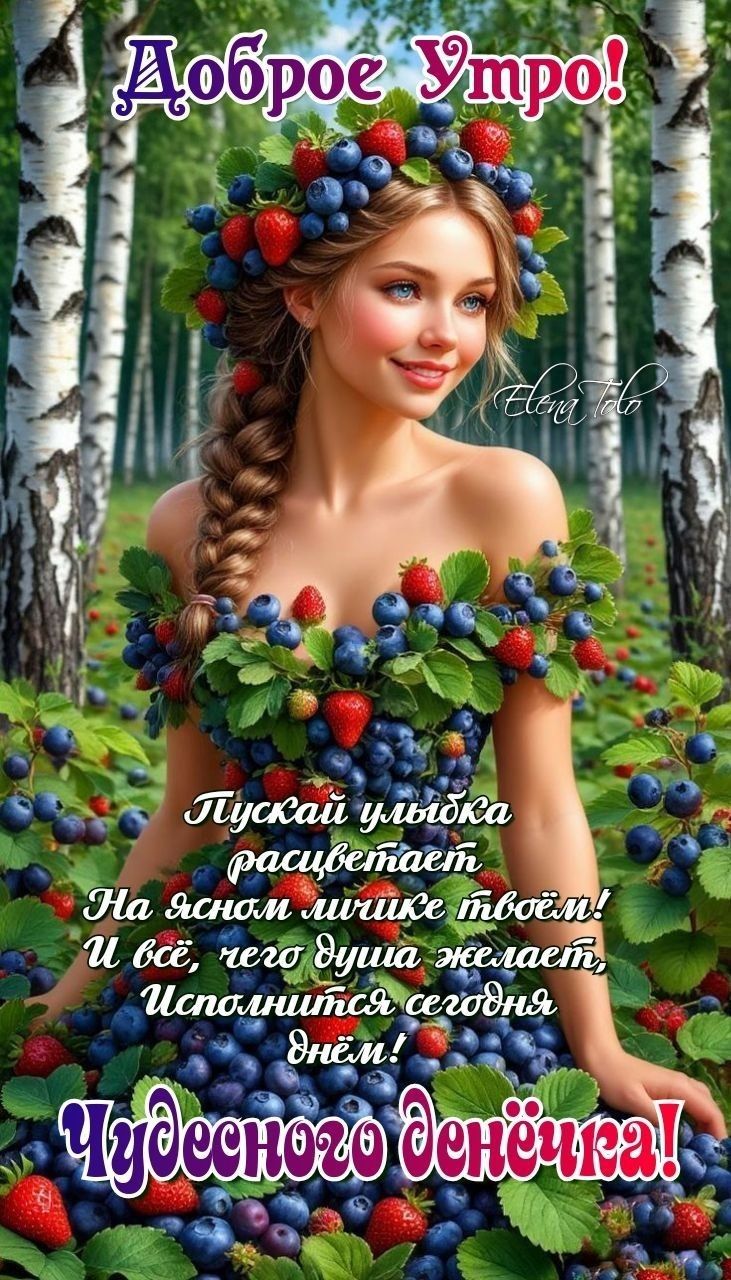 Доброе Утро! Пускай улыбка расцветает На ясном лыжке твоём! И всё, чего душа желает, Исполнится сегодня днём! Чудесного деньчка!