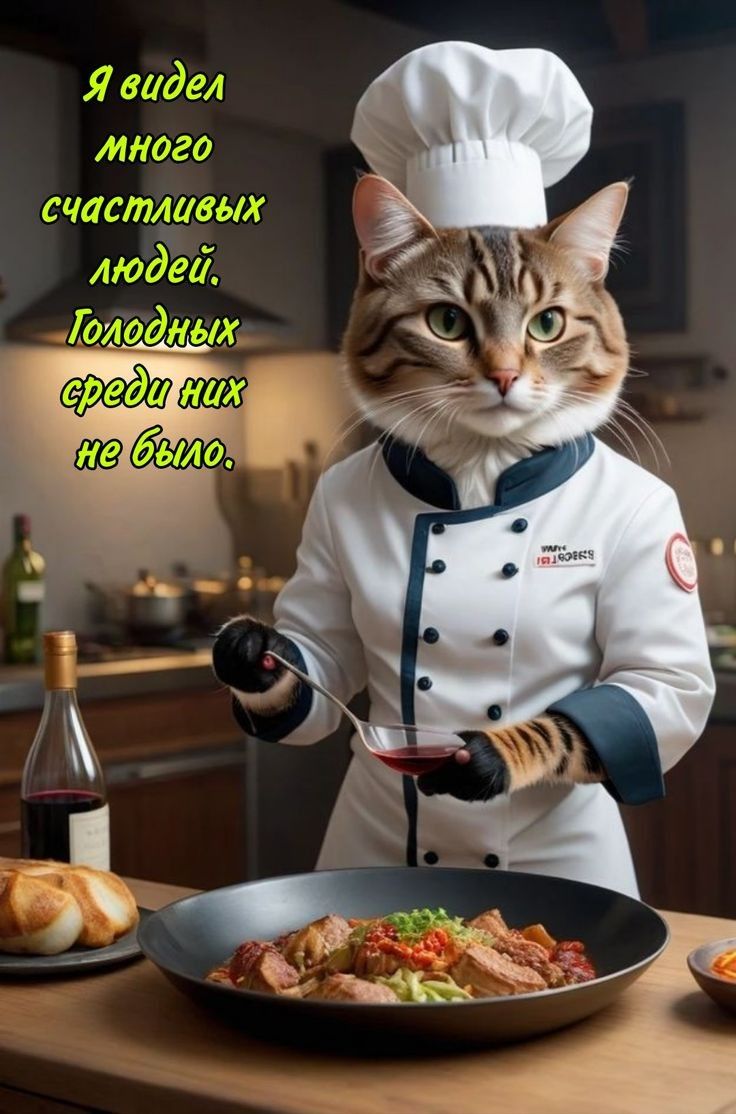 Я видел много счастливых людей. Голодающих среди них не было.