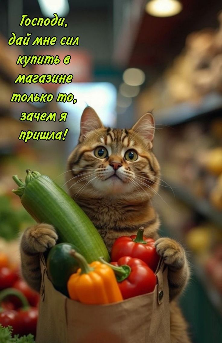 Господи, дай мне сил купить в магазине только то, зачем я пришла!