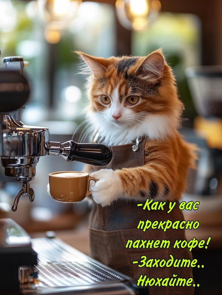 -Как у вас прекрасно пахнет кофе!
-Заходите.. Нюхайте..