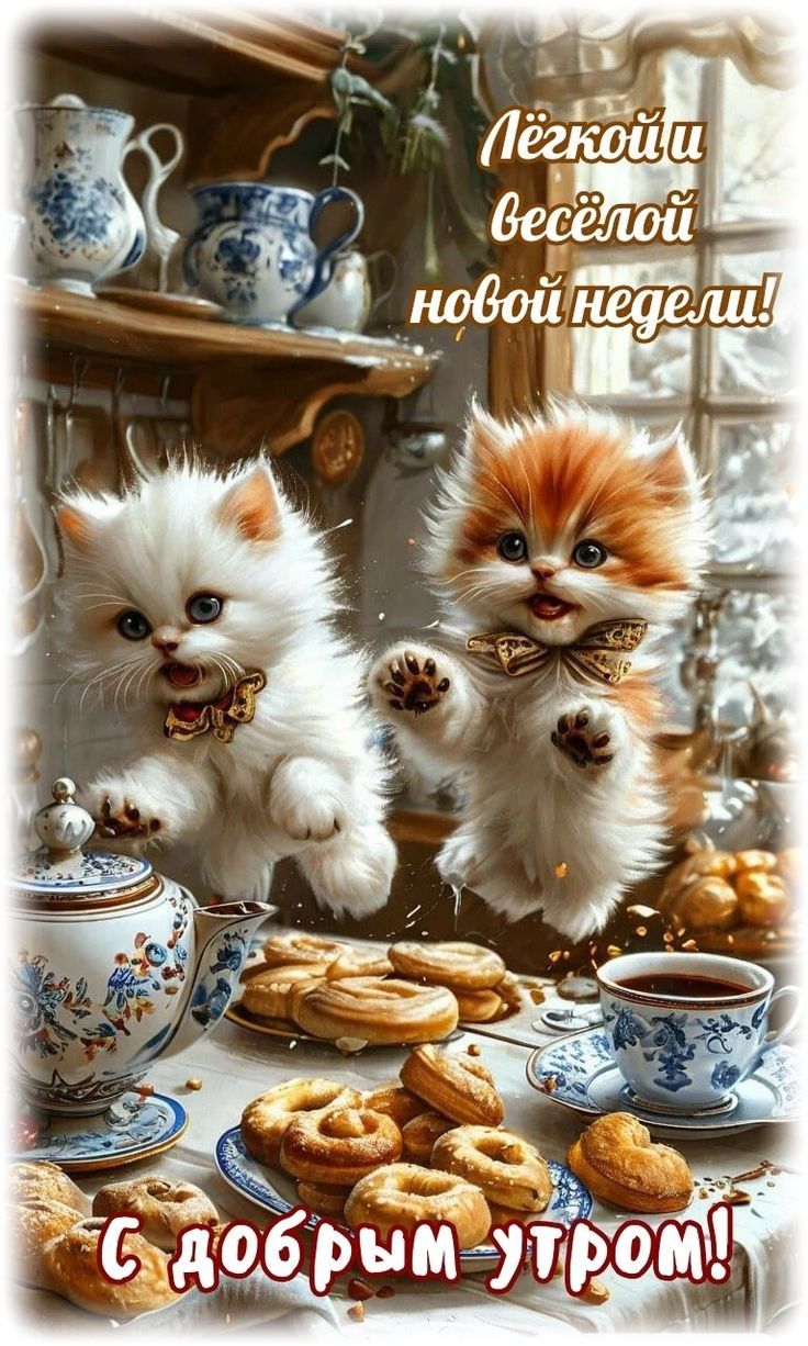 Лёгкой и весёлой новой неделе! С добрым утром!