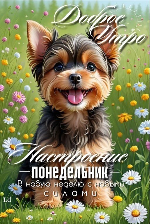 Доброе Утро Настроение понедельник В новую недельку с новыми силами