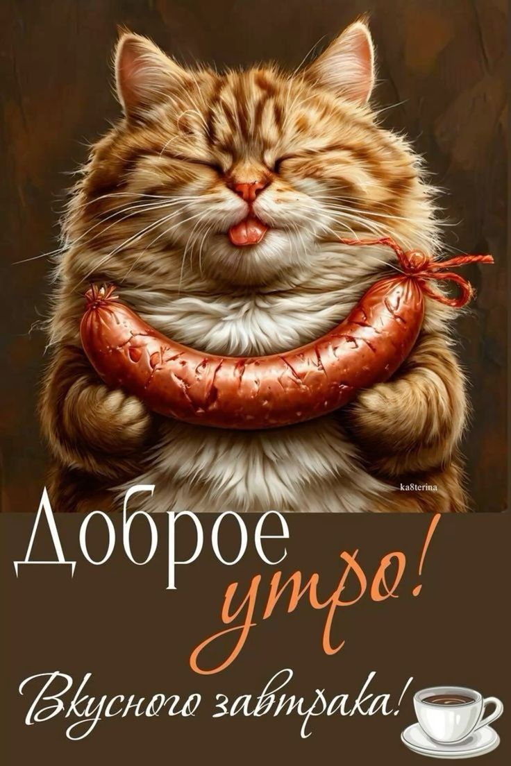Доброе утро! Вкусного завтрака!