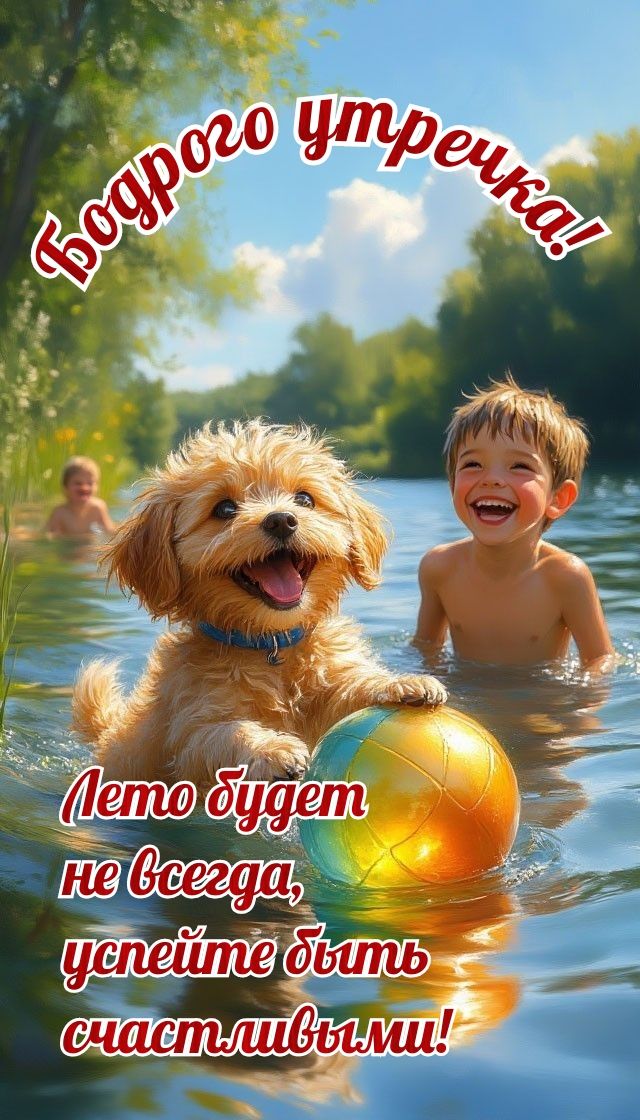 Бодрого утречка! Лето будет не всегда, успейте быть счастливыми!