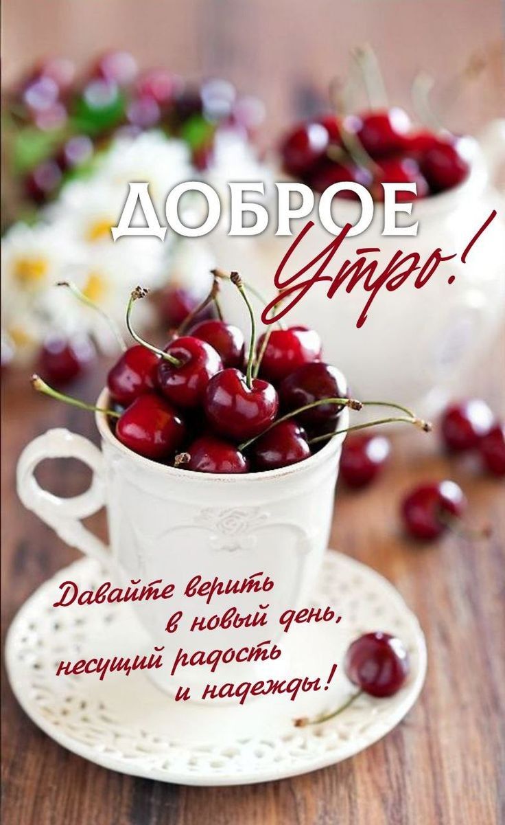 ДОБРОЕ Утро! Давайте верить в новый день, несущий радость и надежды!