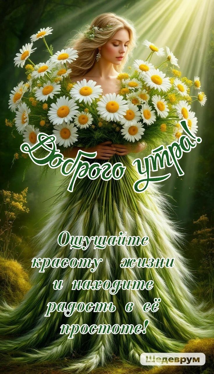 Доброе утро! Ощущайте красоту жизни и находите радость в её простоте!
