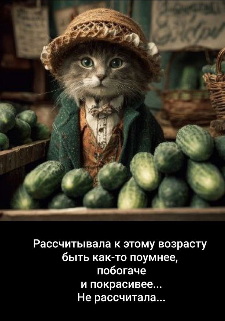 Расчитывала к этому возрасту быть как-то поумнее, побогаче и покрасивее... Не рассчитала...