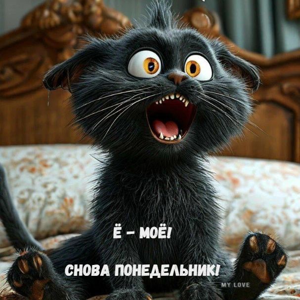 Ё – мое!
Снова понедельник!