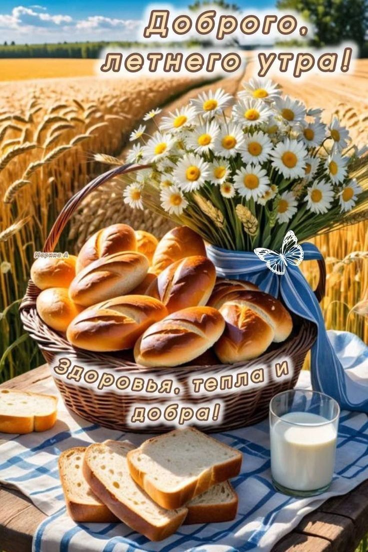 Доброшого, летнего утра!
Здоровья, тепла и добра!