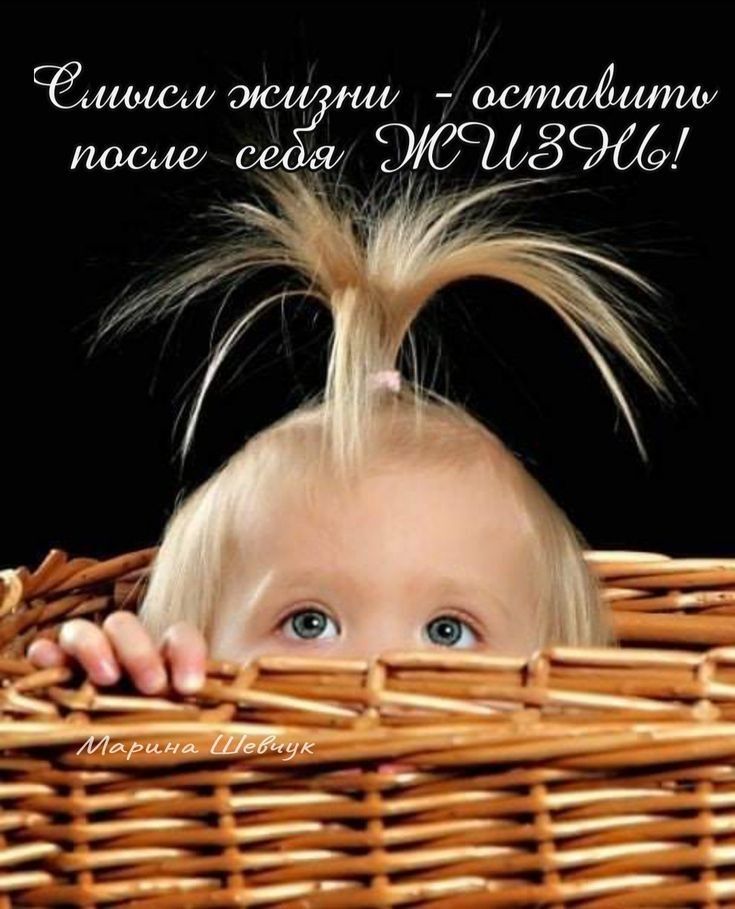 Смыслы жизни - оставить после себя ЖИЗНЬ!