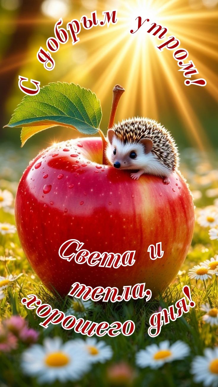 С добрым утром! Света и тепла, хорошего дня!