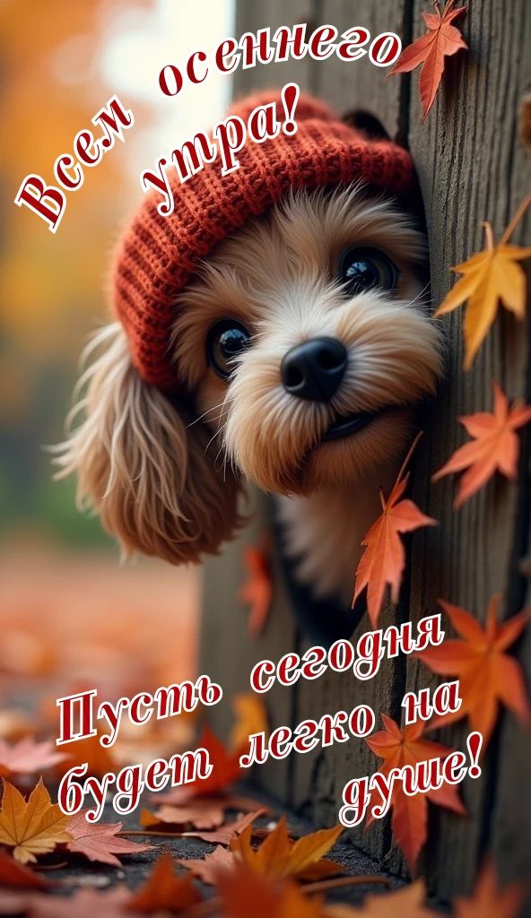 Всем осеннего утра! Пусть сегодня будет легко на душе!