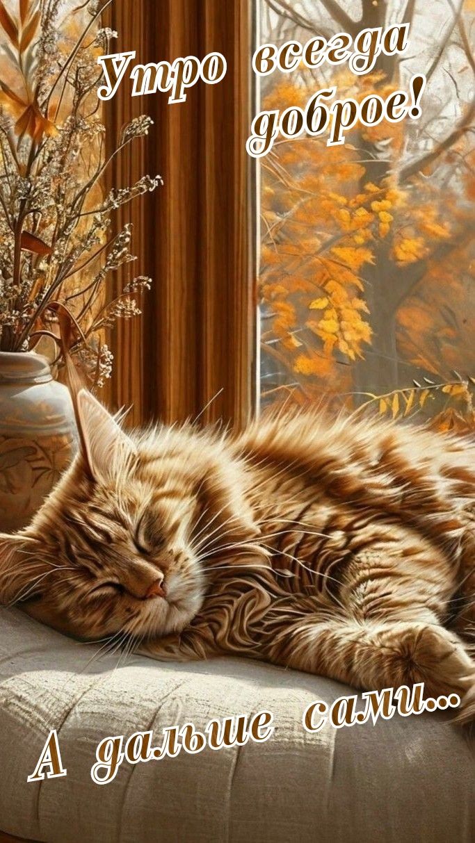 Утро всегда доброе! А дальше сами...