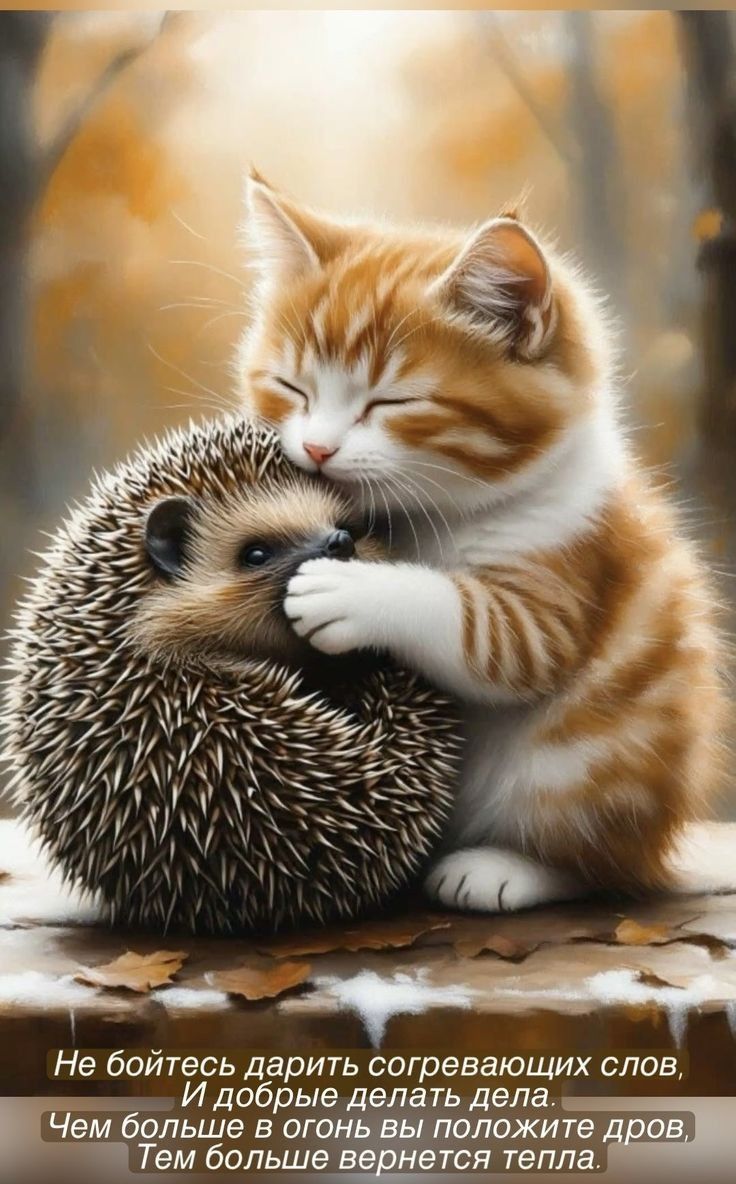 Не бойтесь дарить согревающих слов, И добрые делать дела. Чем больше в огонь вы положите дров, Тем больше вернется тепла.