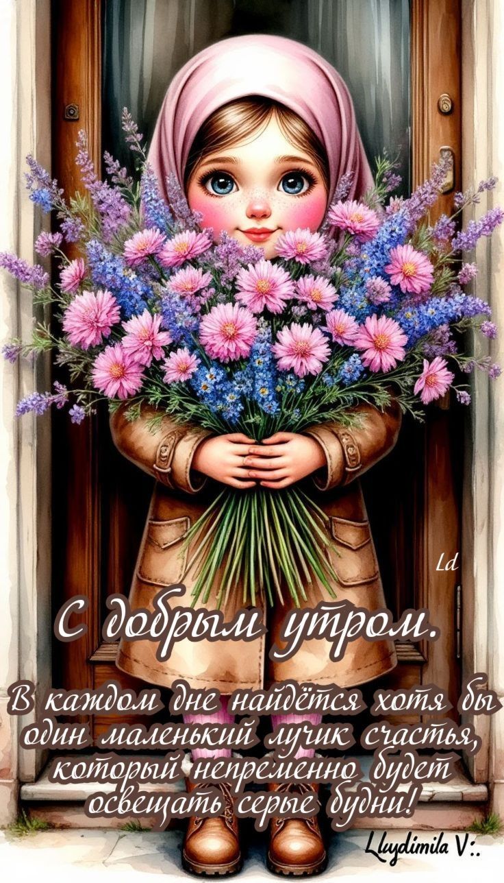 С добрым утром. В каждом дне найдётся хоть бы один маленький лучик счастья, который непременно будет освещать серые будни!