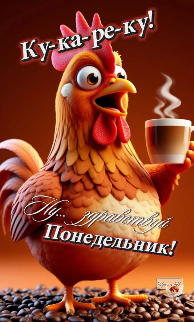 Ку-ка-ре-ку!
Ну... здравствуйте Понедельник!