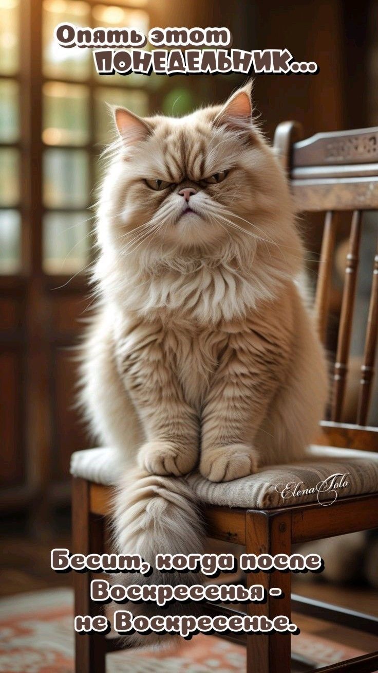 Опять этот понедельник...\nБесит, когда после Воскресенья - не Воскресенье.