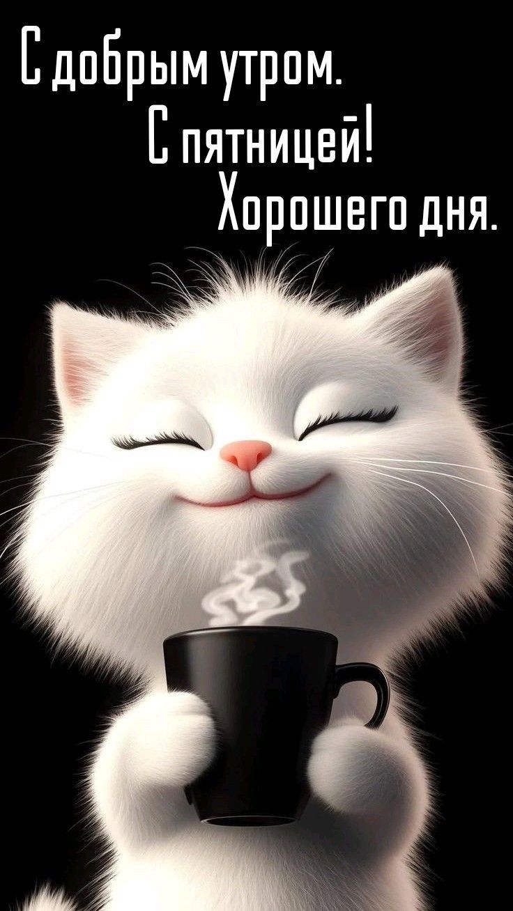 С добрым утром. С пятницей! Хорошего дня.