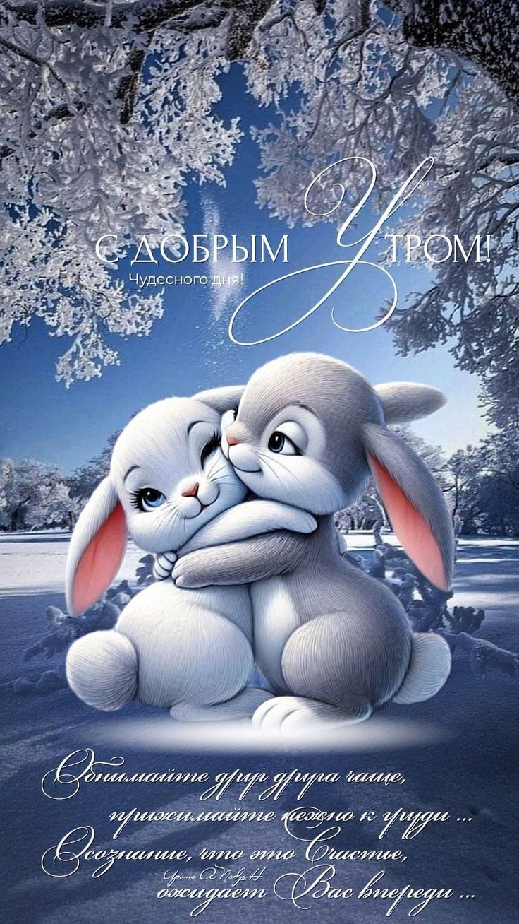 С добрым утром! Чудесного дня! Обнимайте друг друга чаще, улыбайтесь людям чаще... Создавайте, что это счастье, окрыляет вас впереди...