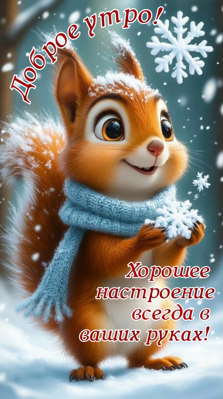 Доброе утро! Хорошее настроение всегда в ваших руках!