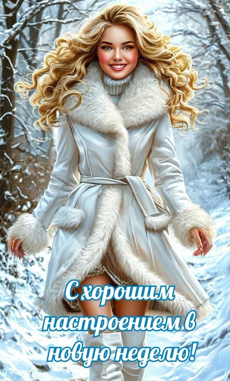 С хорошим настроением в новую неделю!