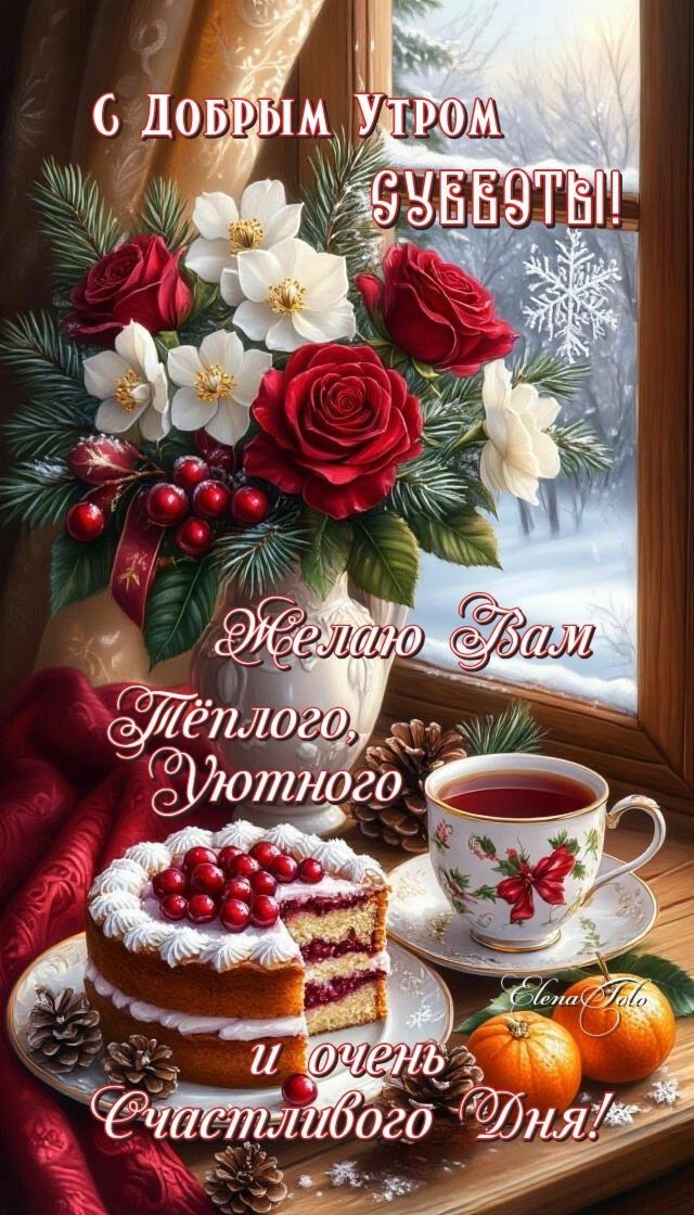 С Добрым Утром и желаю Вам тёплого, уютного и очень счастливого дня!