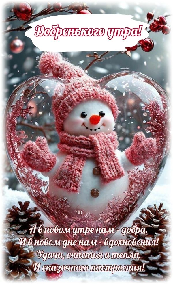 Добренкого утра! А в новом утре нам - добра, И в новом дне нам - вдохновения! Удачи, счастья и тепла, И сказочного настроения!