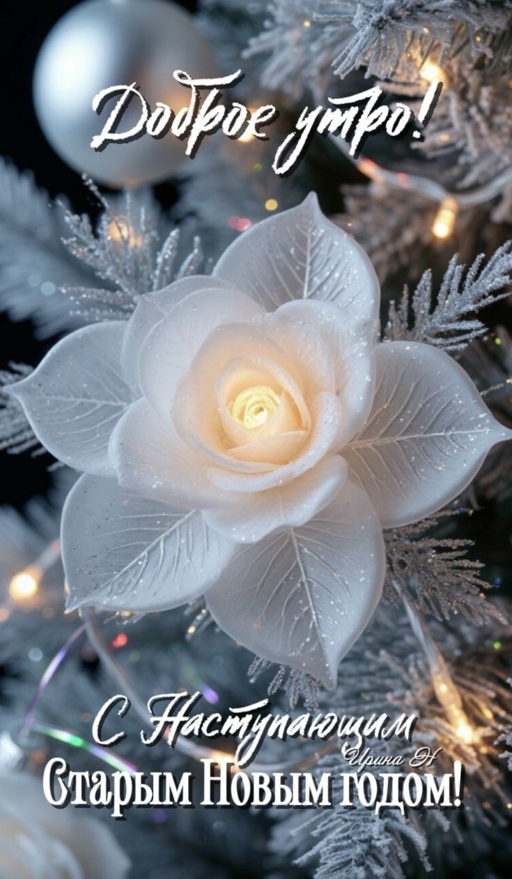 Доброе утро! С Наступающим Старым Новым годом!