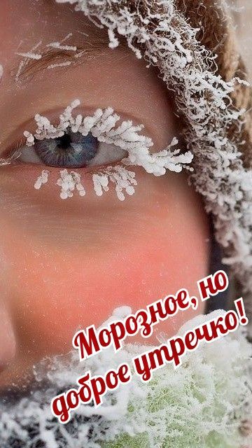 Морозное, но доброе утречко!