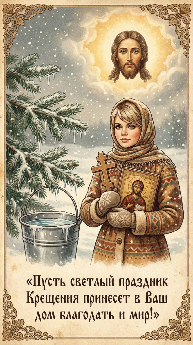 «Пусть светлый праздник Крещения принесет в ваш дом благодать и мир»