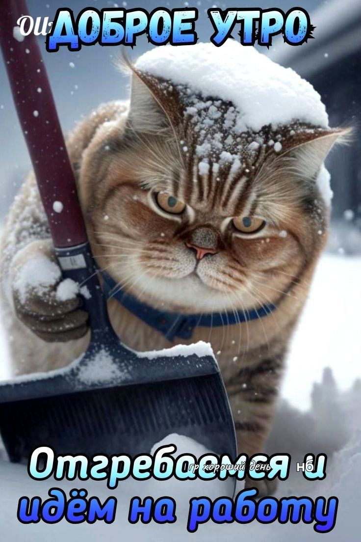 Доброе утро. идём на работу