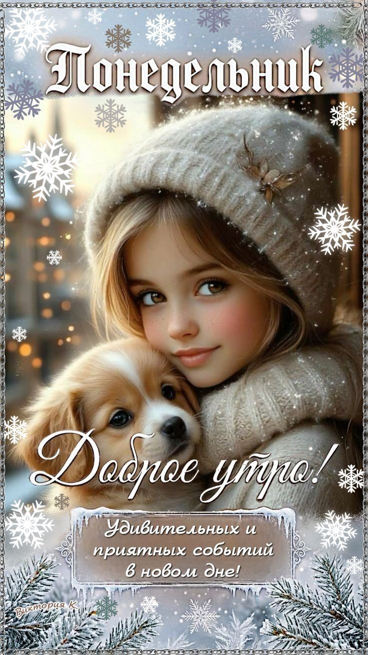 Понедельник
Доброе утро!
Удивительных и приятных событий в новом дне!