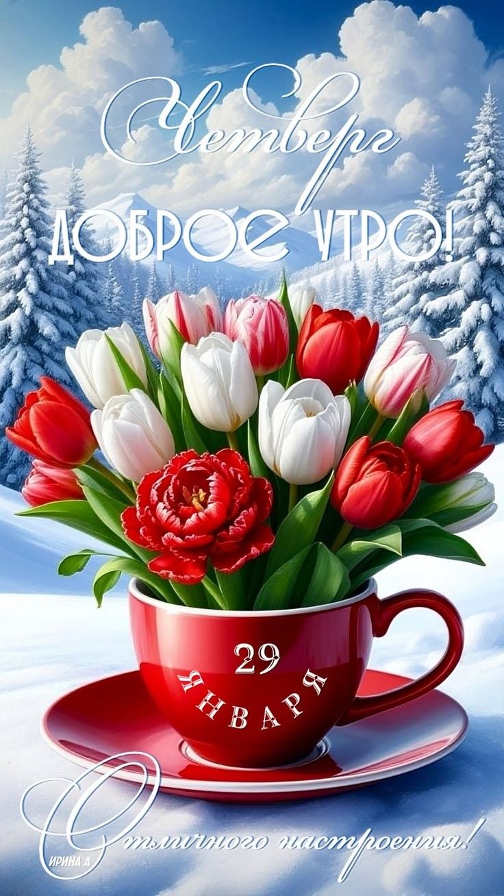 Утро. Доброе утро! 29 января. Отличного настроения!