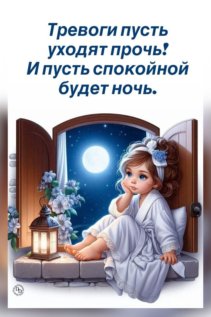 Тревоги пусть уходят прочь! И пусть спокойной будет ночь.