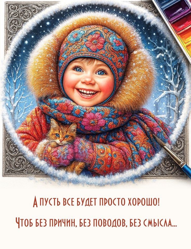 А пусть все будет просто хорошо!
Чтоб без причин, без поводов, без смысла...