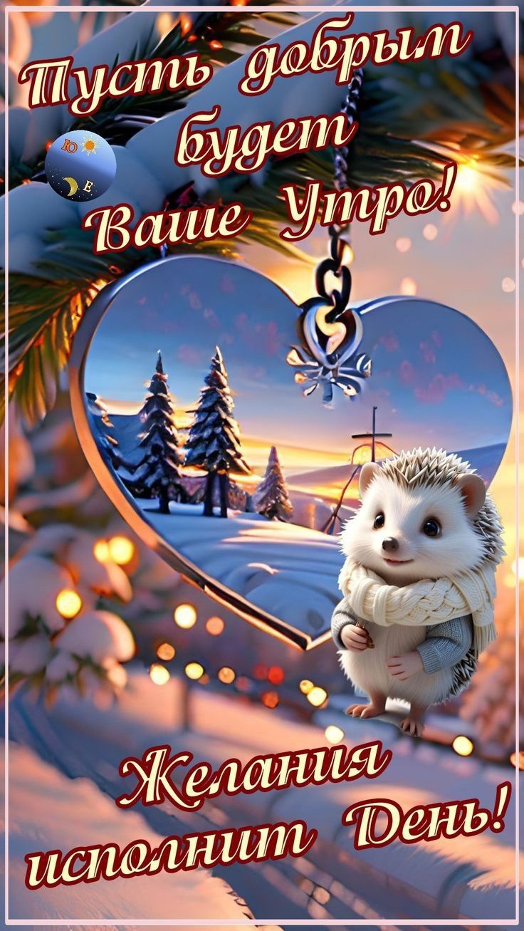 Пусть добрым будет Ваше Утро! Желания исполнит День!