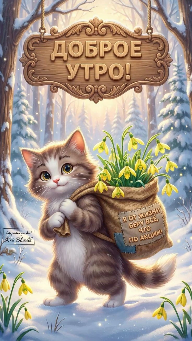 Доброе утро! Я от жизни беру всё, что по акции.