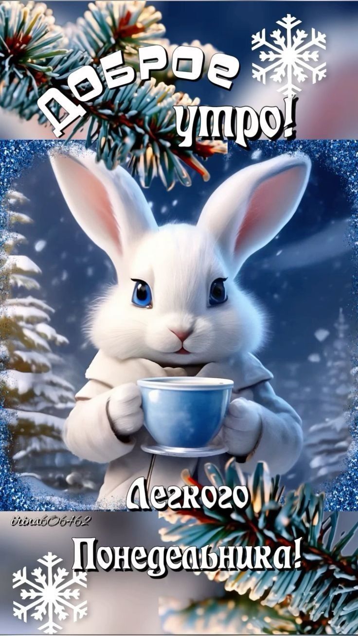Доброе утро! легкого понедельника!