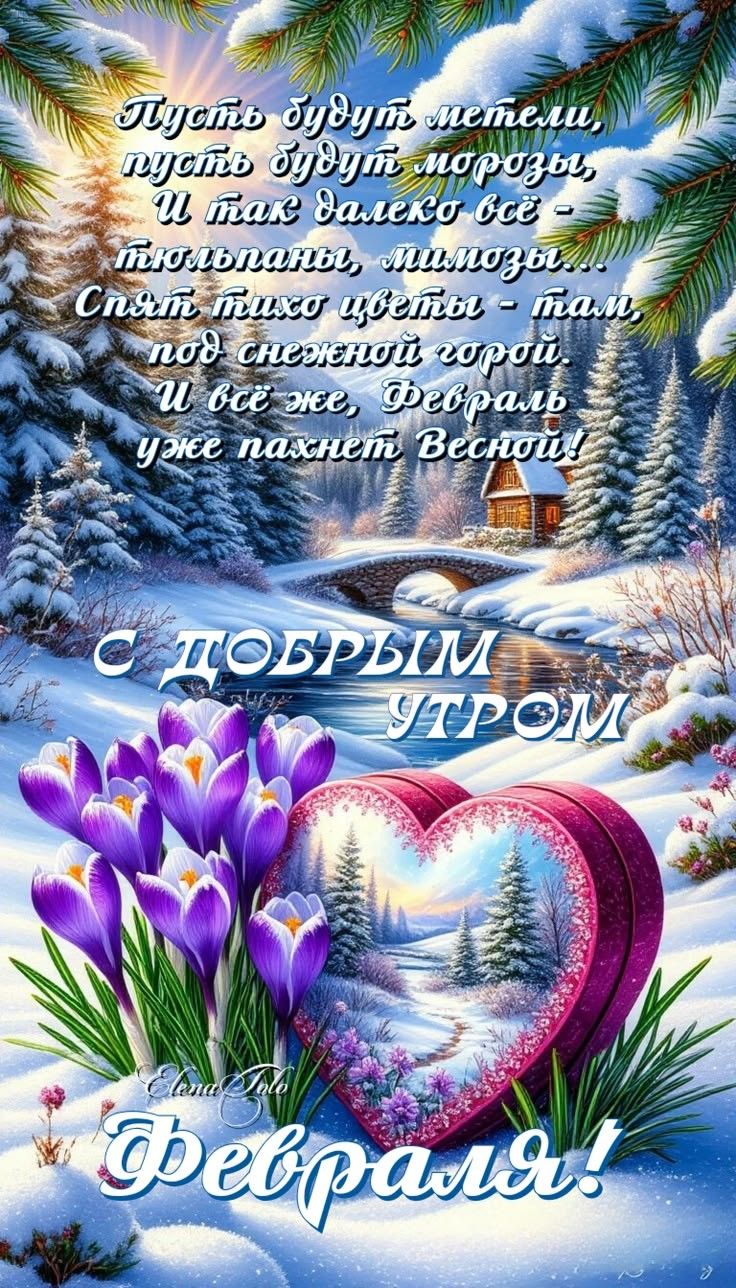 С ДОБРЫМ УТРОМ ФЕВРАЛЯ!
