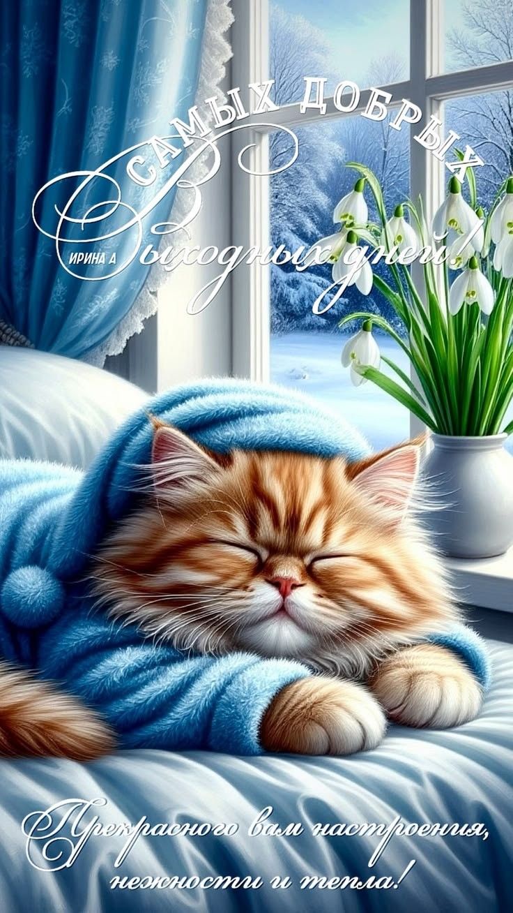 САМЫХ ДОБРЫХ ... Прекрасного вам настроения, нежности и тепла!