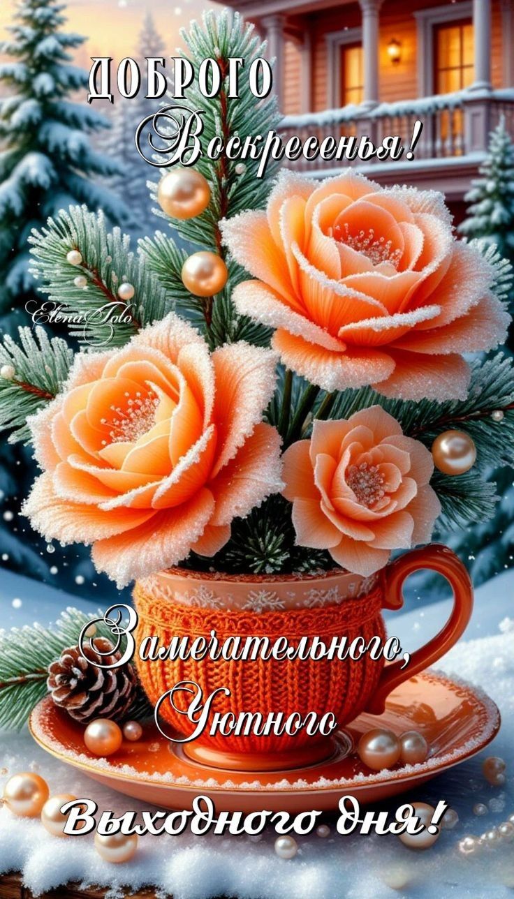 Доброго Воскресенья! Замечательного, уютного выходного дня!