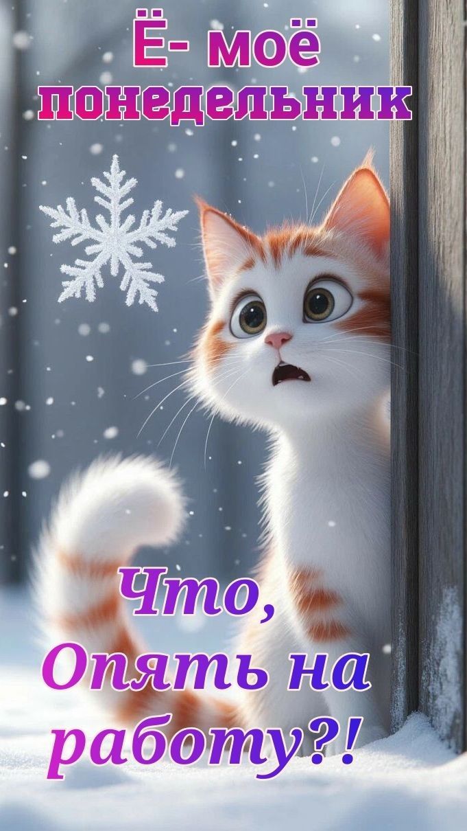 Ё-моё понедельник
Что, Опять на работу?!