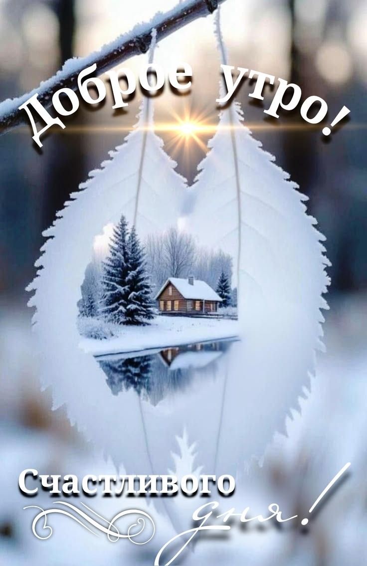 Доброе утро! Счастливого дня!