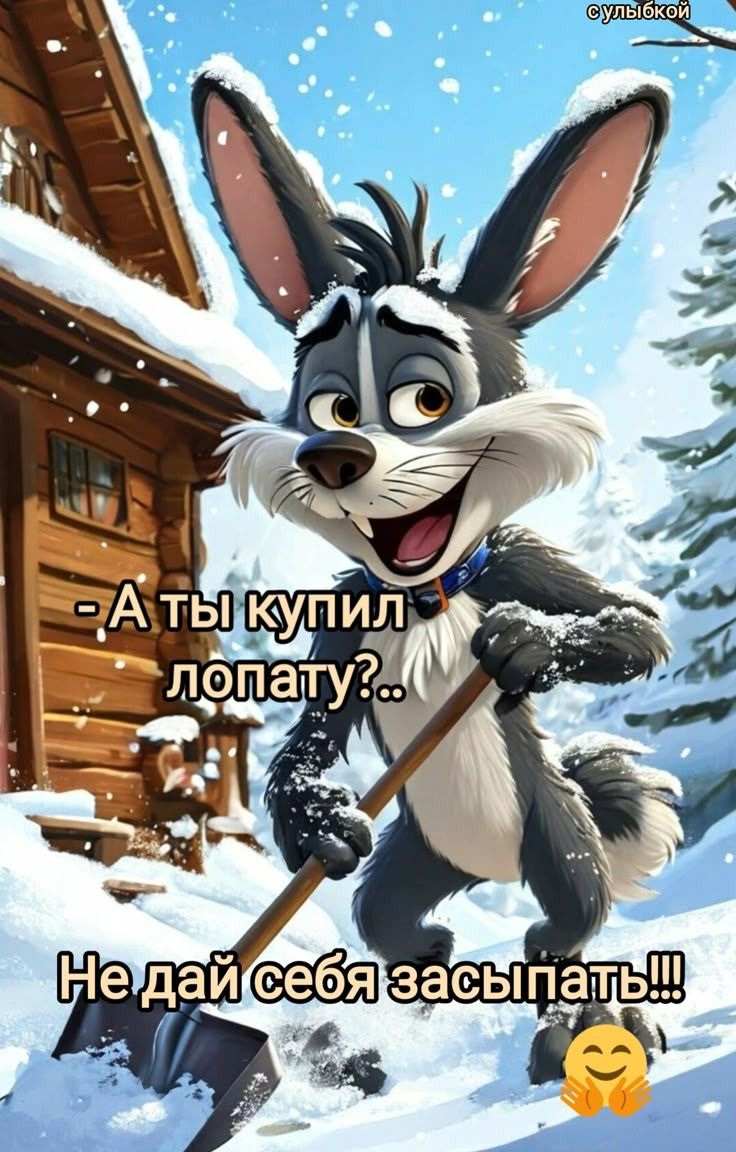 - А ты купил лопату?..\nНе дай себя засыпать!!!