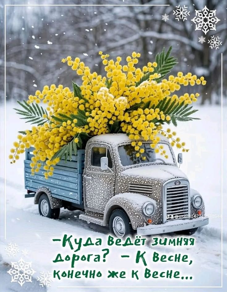 Куда ведёт зимняя дорога? — К весне, конечно же к весне...