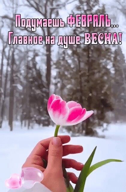 Подумаешь ФЕВРАЛЬ... Главное на душе ВЕСНА!